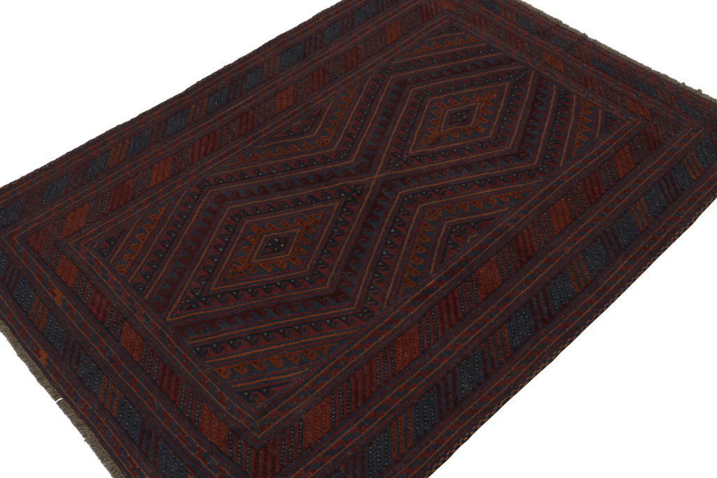 Vintage Mashwani Afghan Tribal Rug