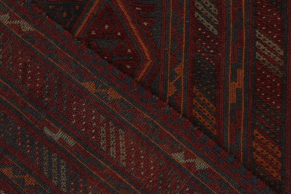 Vintage Mashwani Afghan Tribal Rug