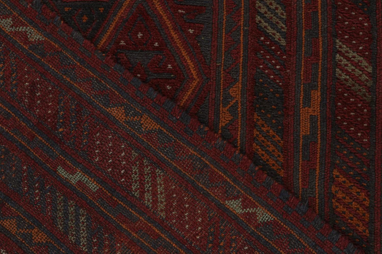 Vintage Mashwani Afghan Tribal Rug