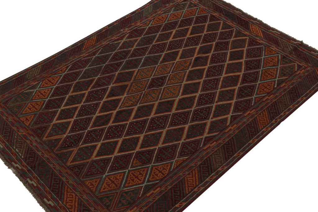 Vintage Mashwani Afghan Tribal Rug