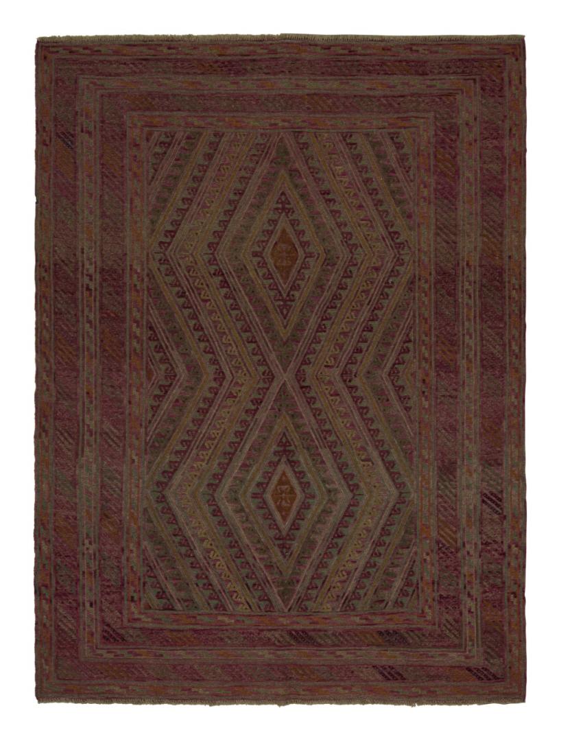 Vintage Mashwani Afghan tribal rug