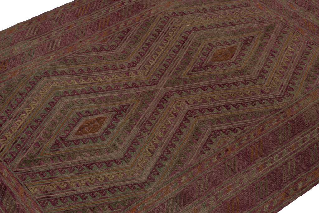Vintage Mashwani Afghan tribal rug