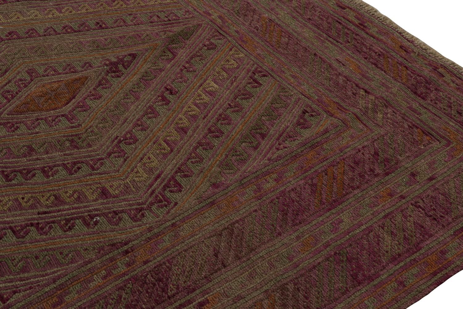Vintage Mashwani Afghan tribal rug