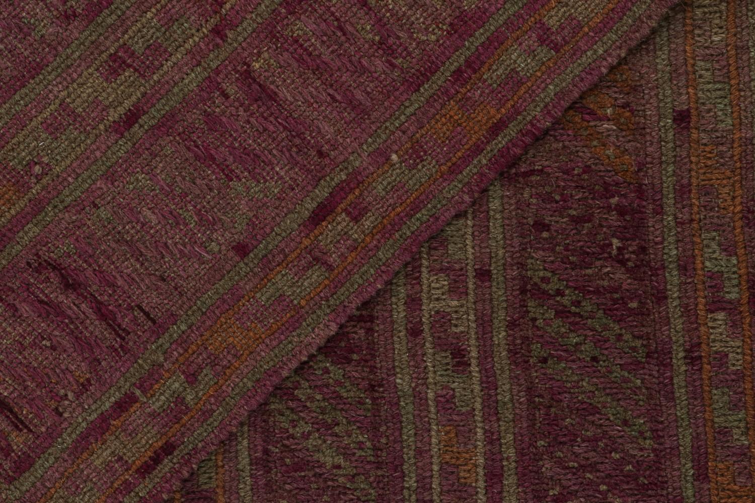 Vintage Mashwani Afghan tribal rug