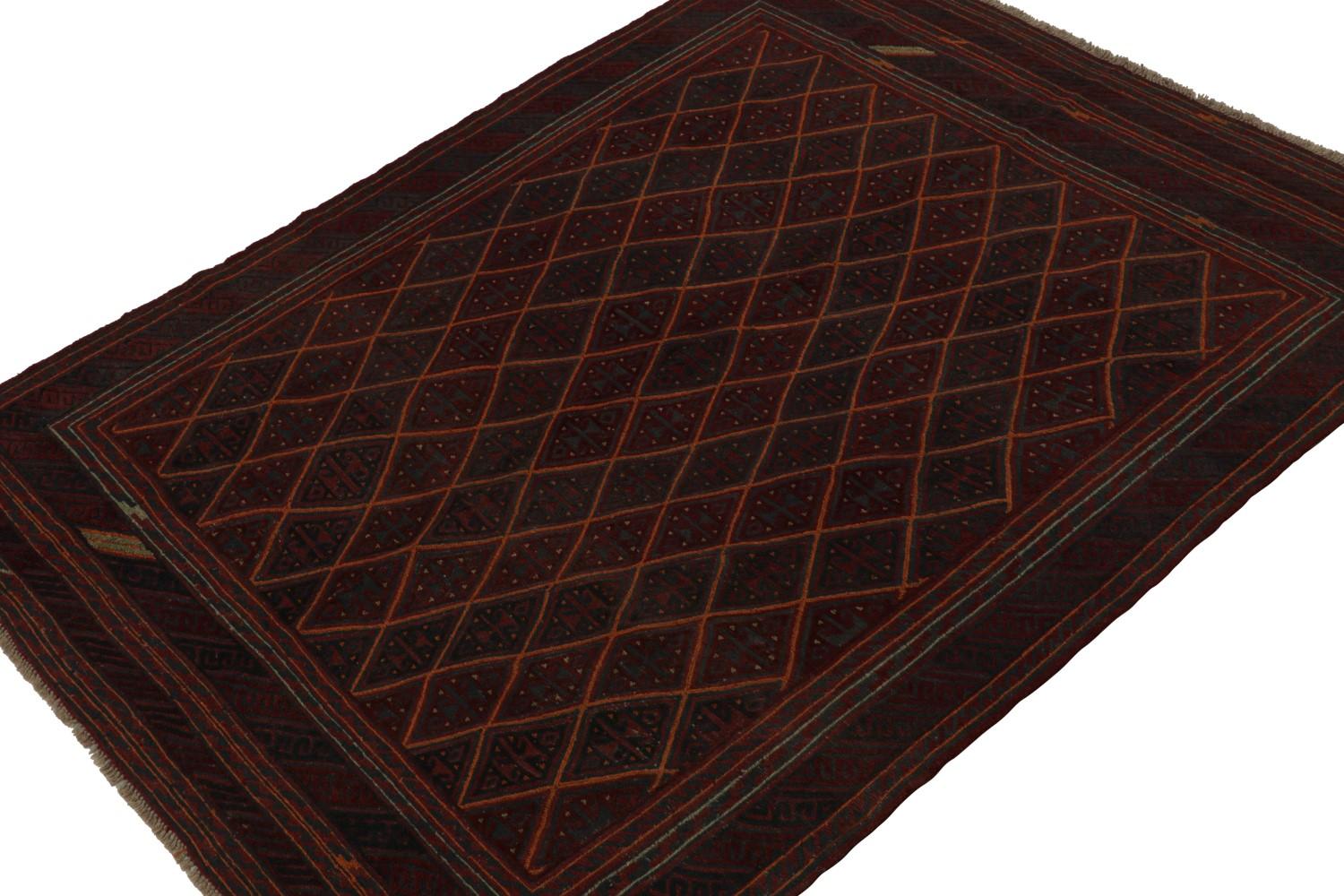 Vintage Mashwani Afghan Tribal Rug