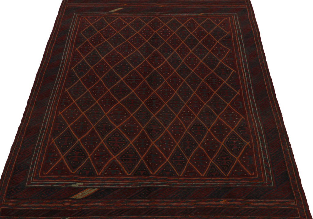 Vintage Mashwani Afghan Tribal Rug