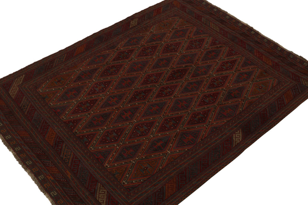 Vintage Mashwani Afghan Tribal Rug