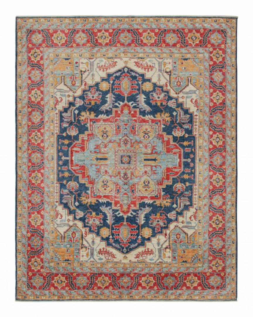 Serapi Rug with Medallion Pattern