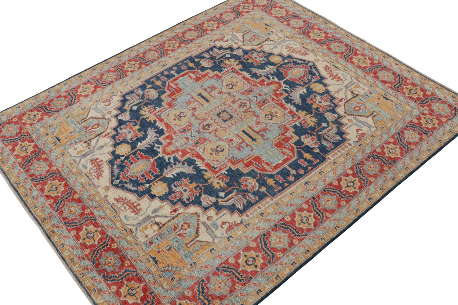 Serapi Rug with Medallion Pattern