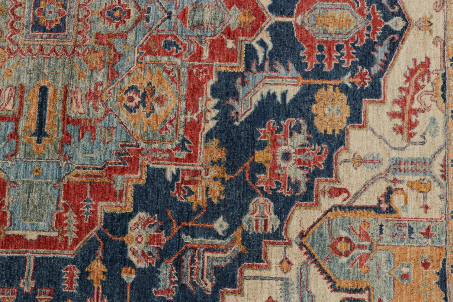 Serapi Rug with Medallion Pattern