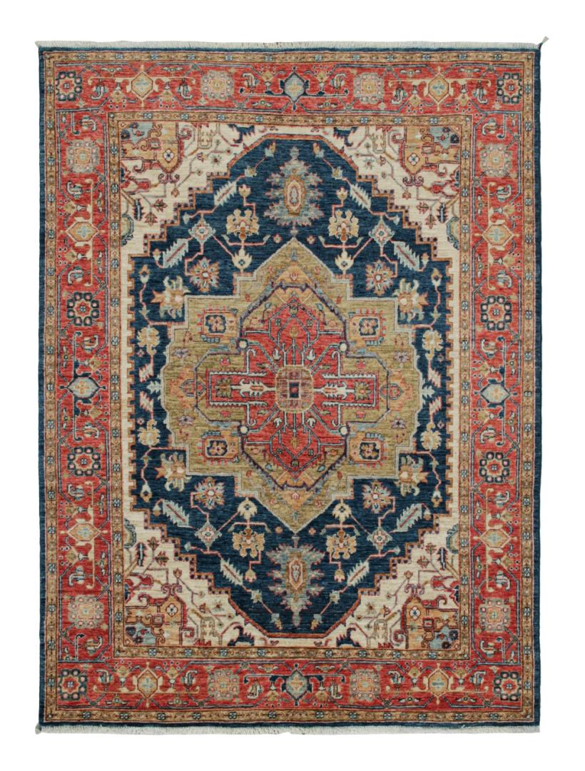 Serapi Rug with Medallion Pattern