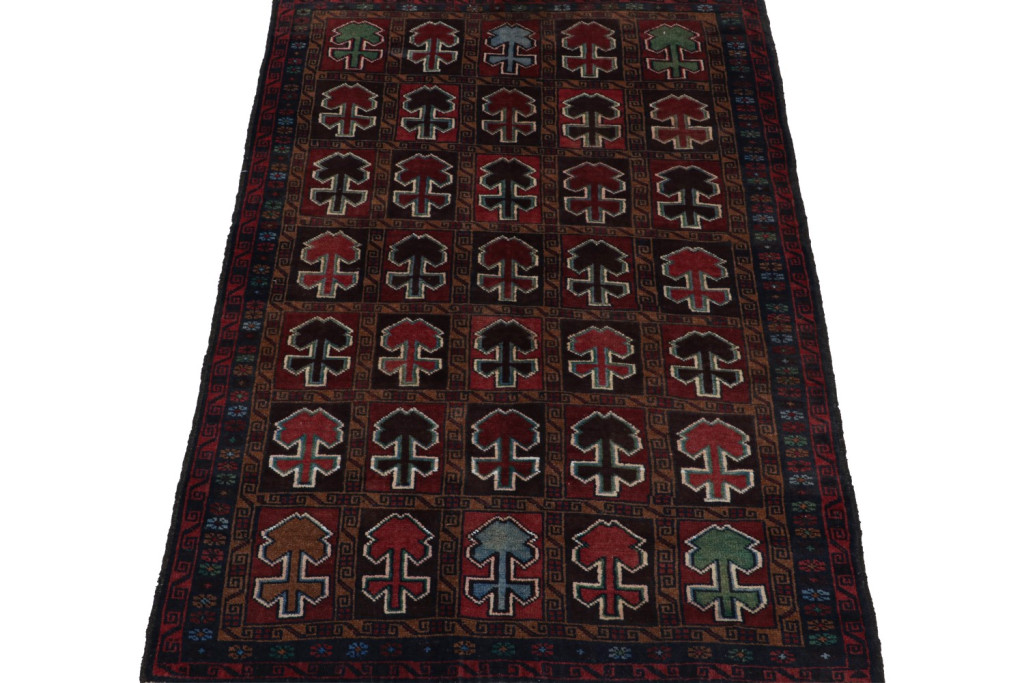 Vintage Afghani Baluch tribal Rug