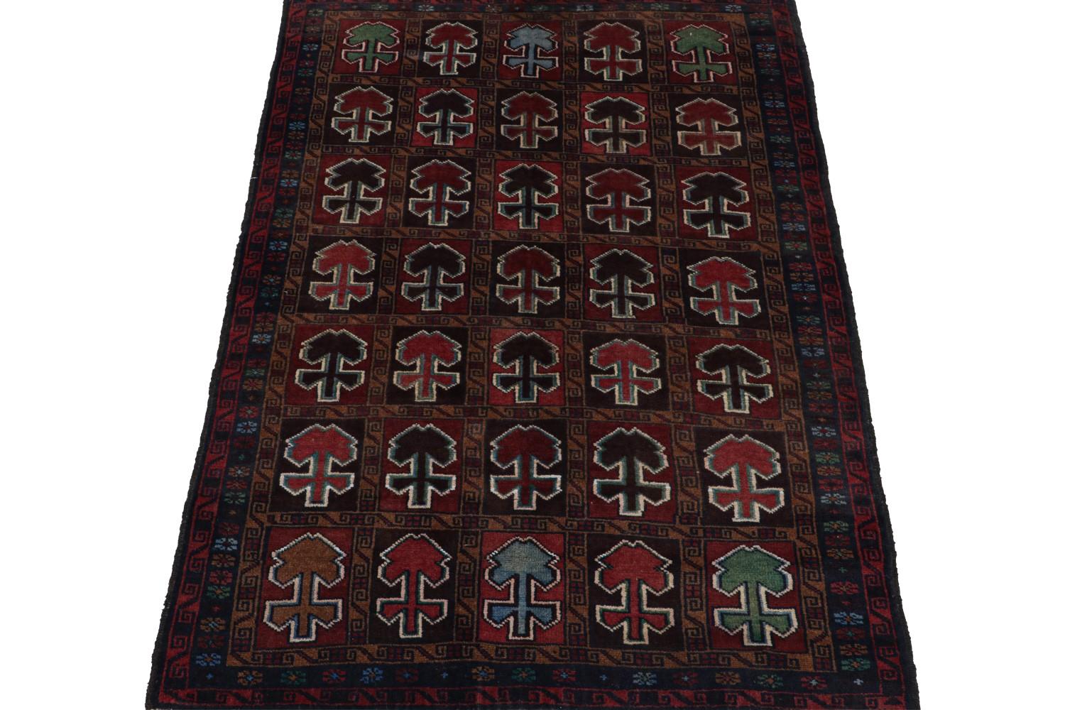 Vintage Afghani Baluch tribal Rug