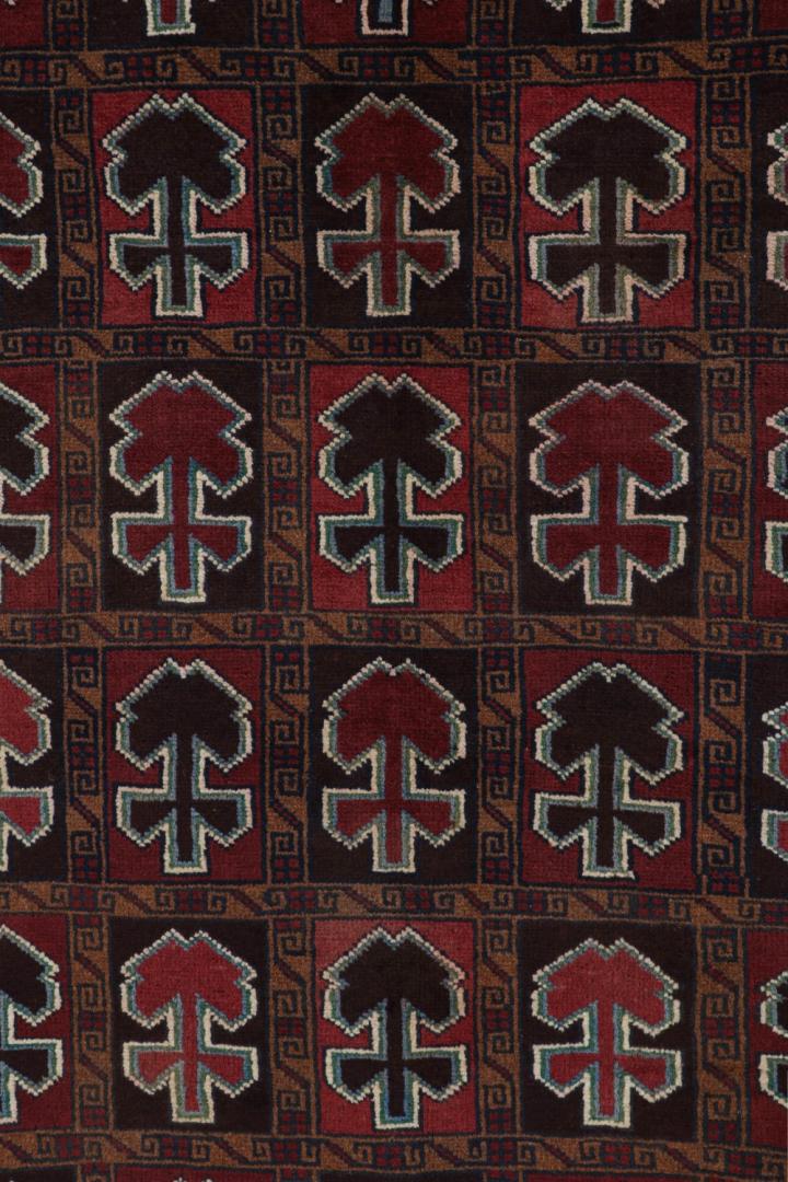 Vintage Afghani Baluch tribal Rug