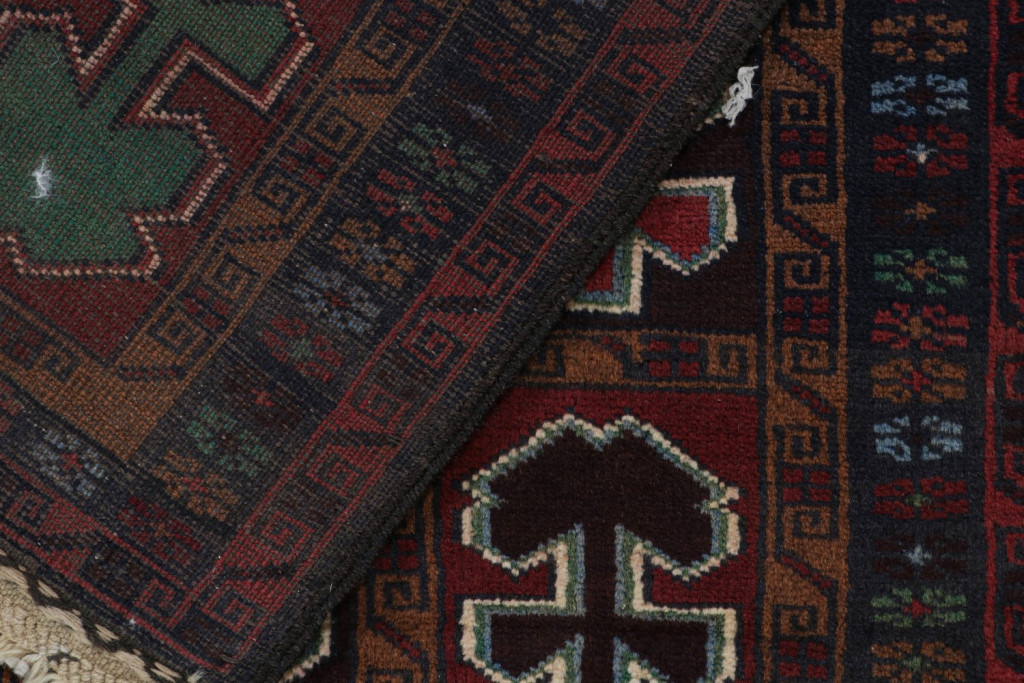 Vintage Afghani Baluch tribal Rug