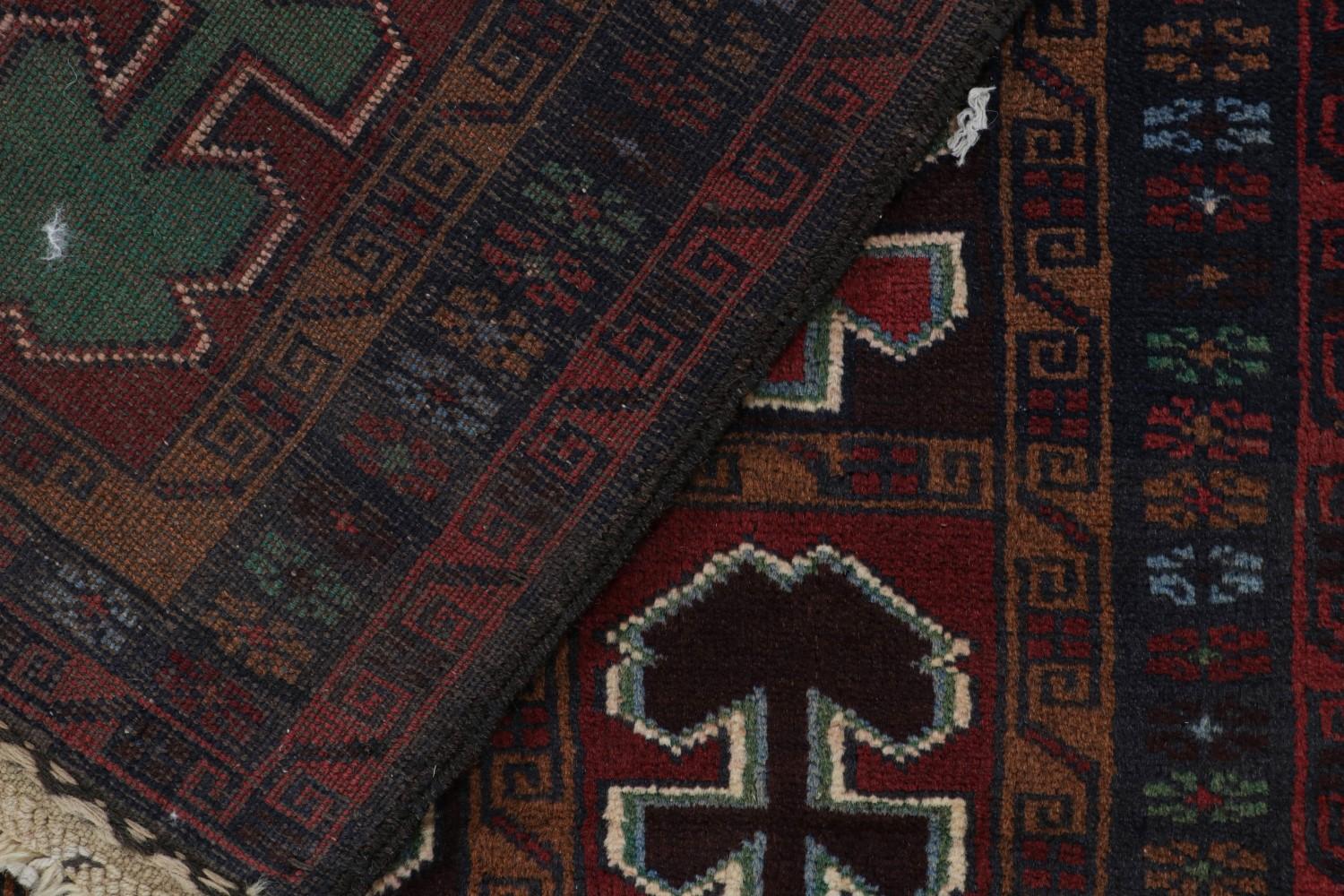 Vintage Afghani Baluch tribal Rug