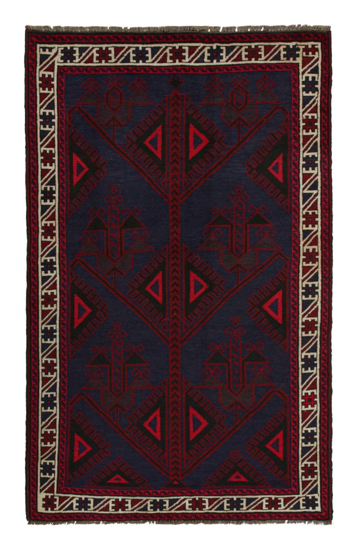 Vintage Afghani Baluch tribal Rug