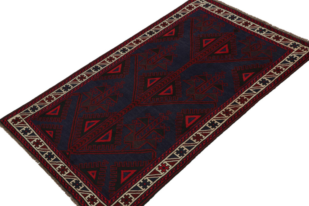 Vintage Afghani Baluch tribal Rug