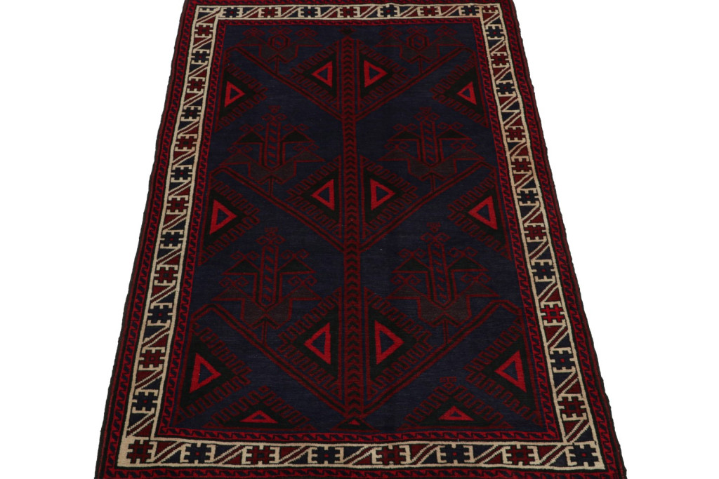 Vintage Afghani Baluch tribal Rug