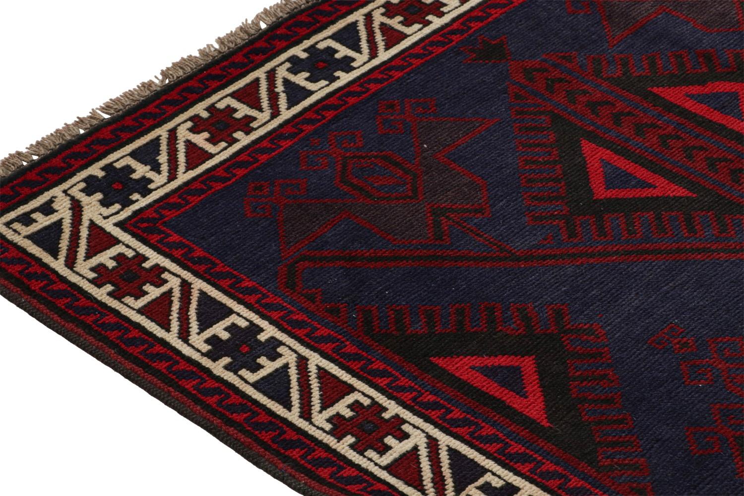 Vintage Afghani Baluch tribal Rug