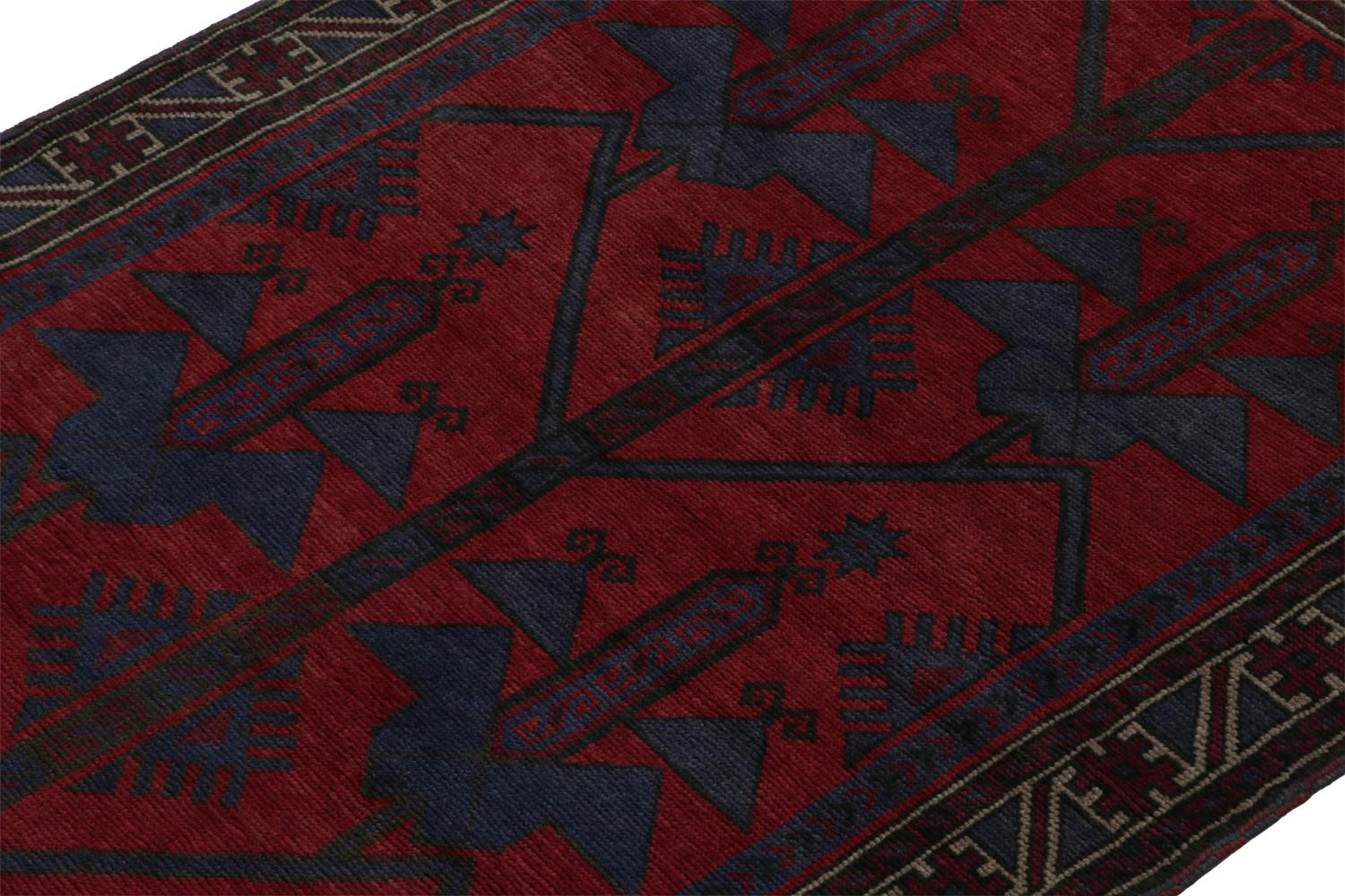 Vintage Baluch Tribal rug in Red