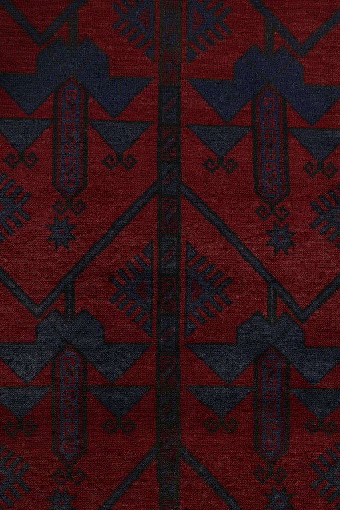 Vintage Baluch Tribal rug in Red