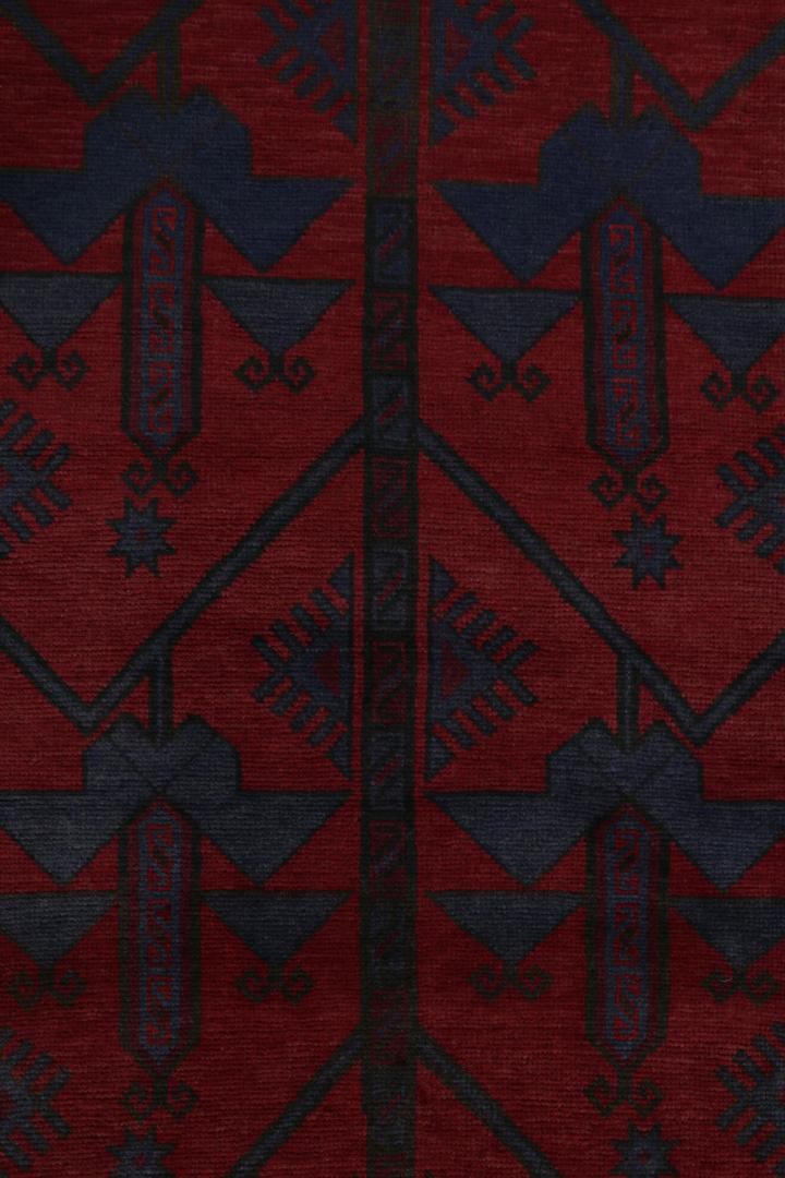 Vintage Baluch Tribal rug in Red