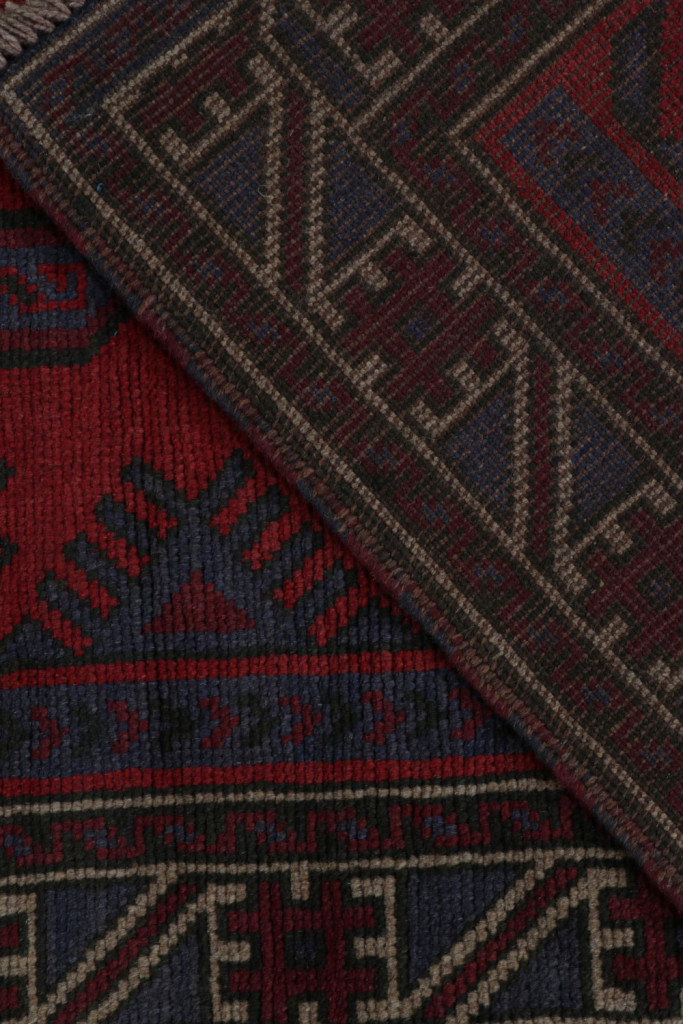 Vintage Baluch Tribal rug in Red