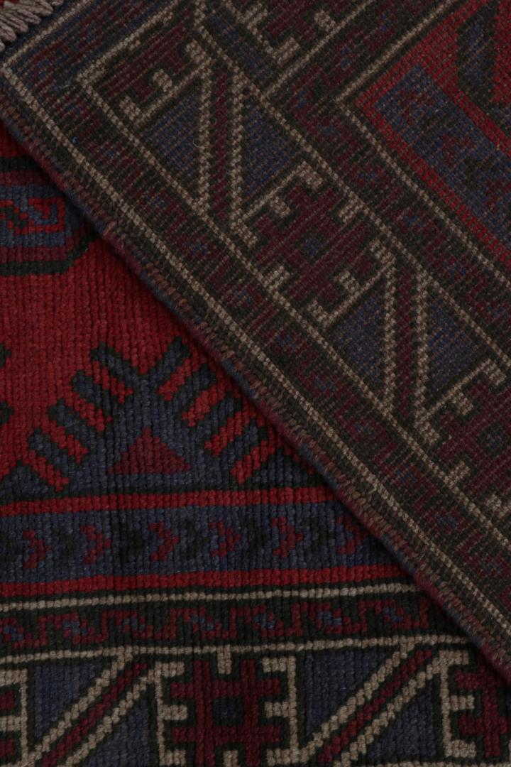 Vintage Baluch Tribal rug in Red