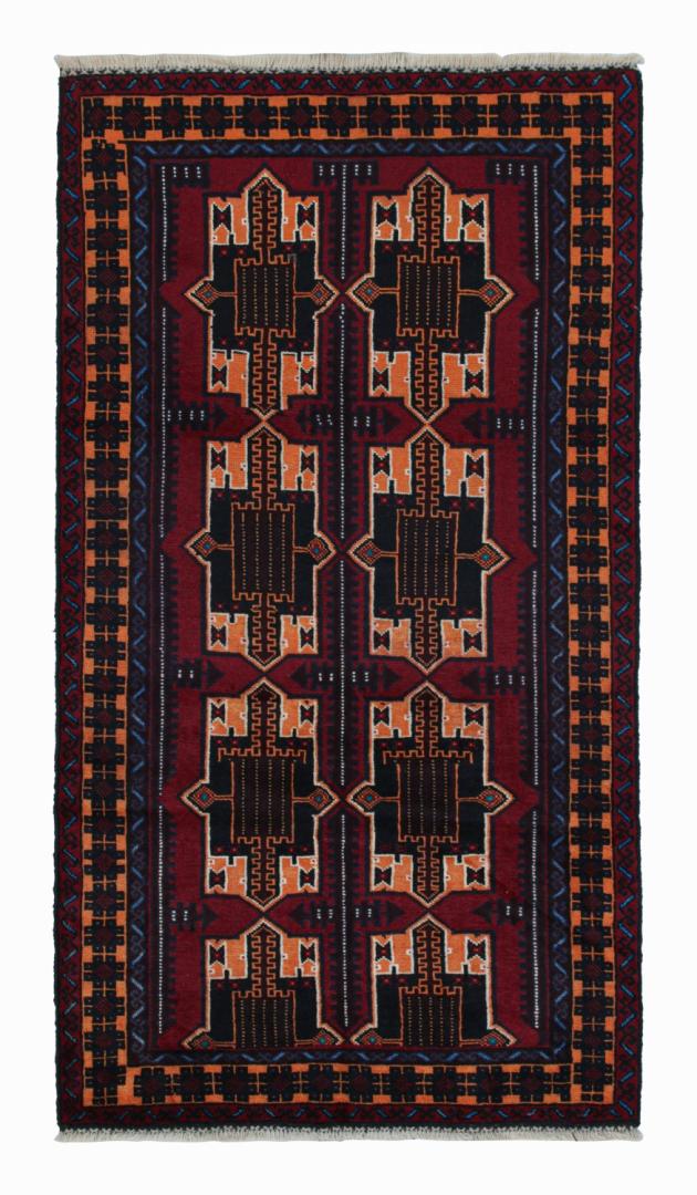 Vintage Baluch Runner Rug