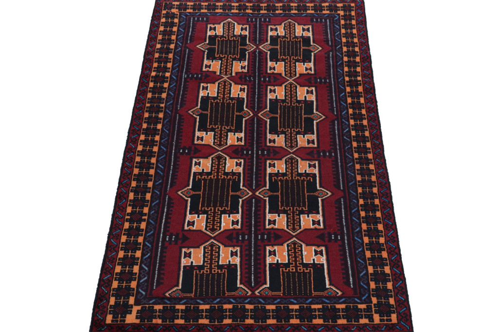 Vintage Baluch Runner Rug