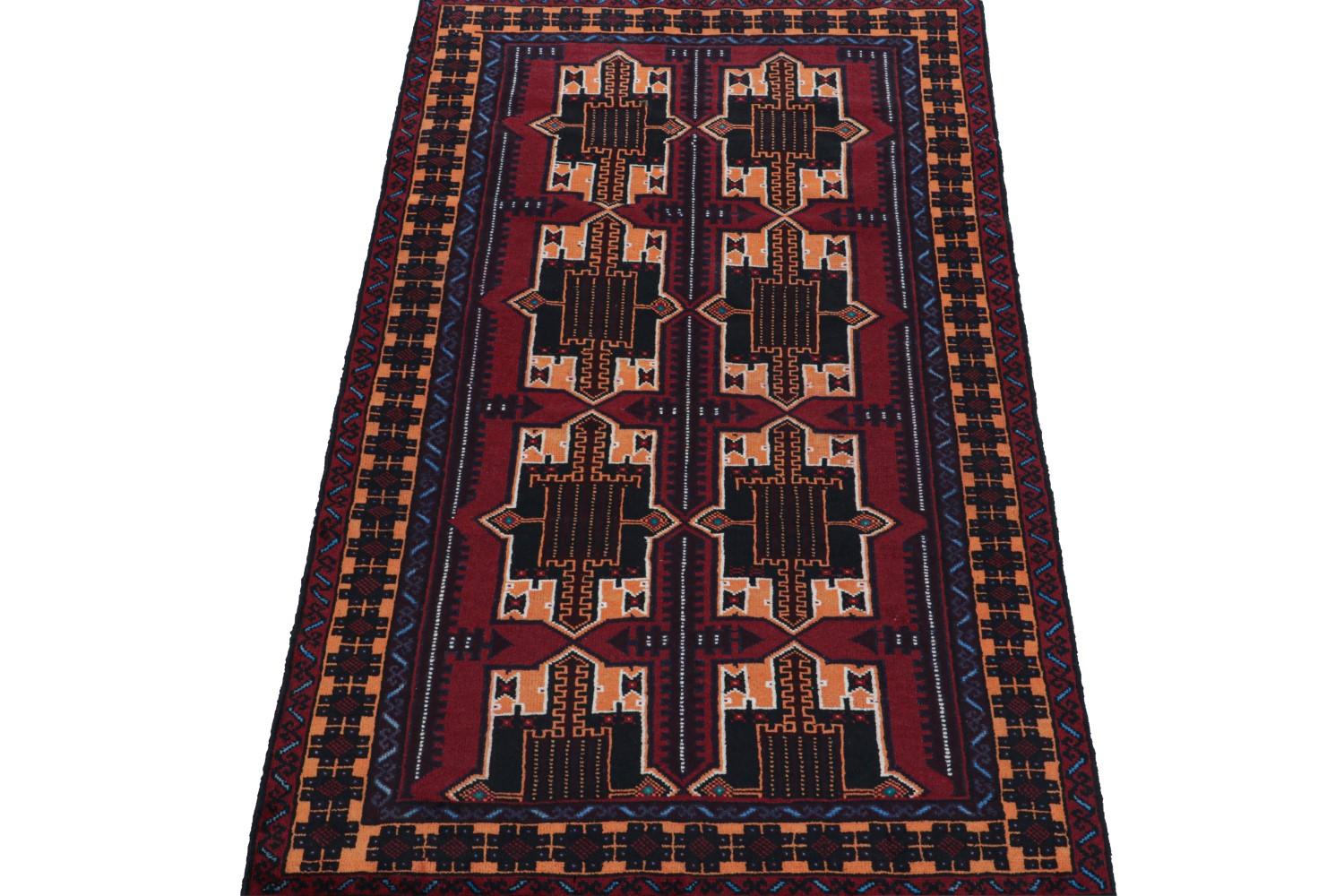 Vintage Baluch Runner Rug