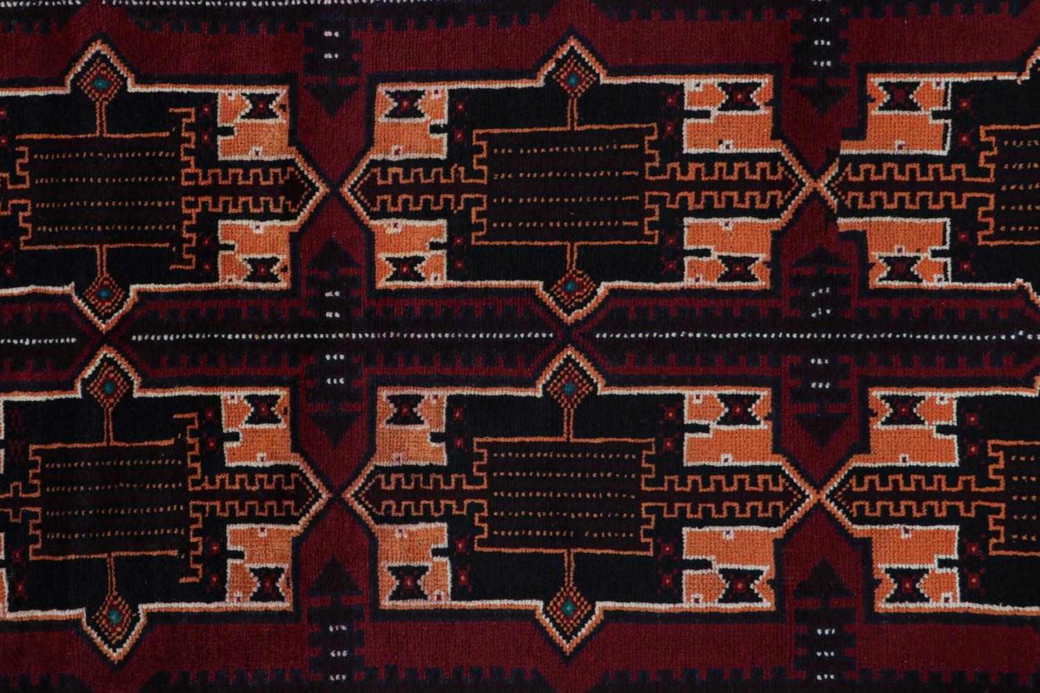 Vintage Baluch Runner Rug
