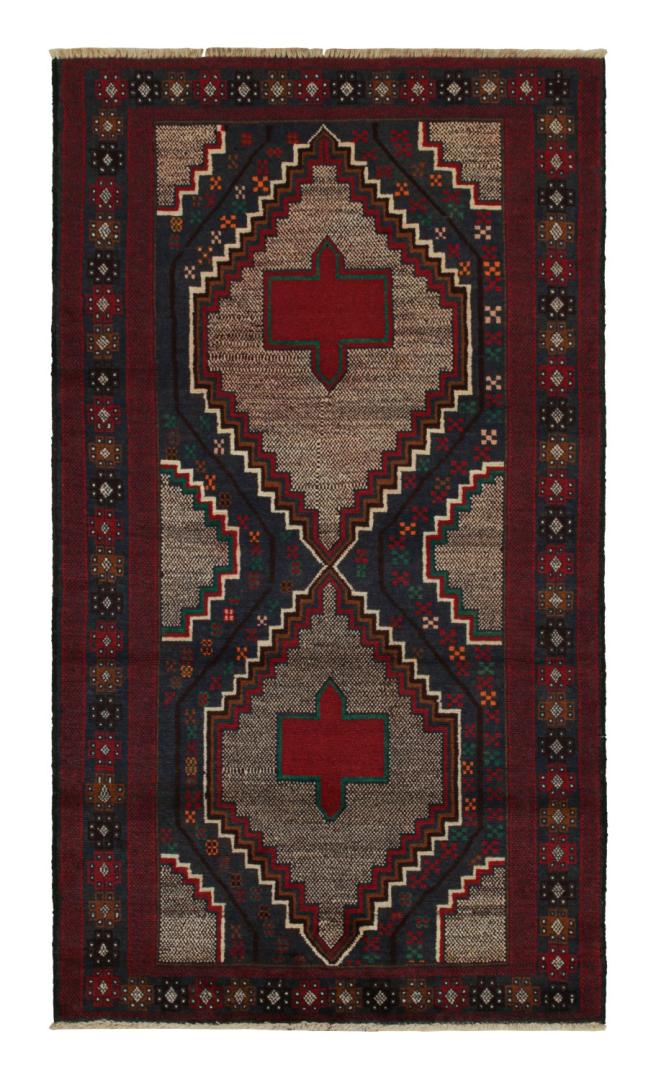 Vintage Baluch Tribal Runner Rug