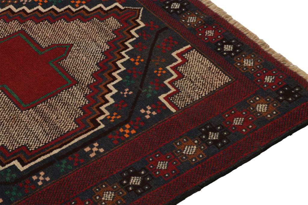 Vintage Baluch Tribal Runner Rug