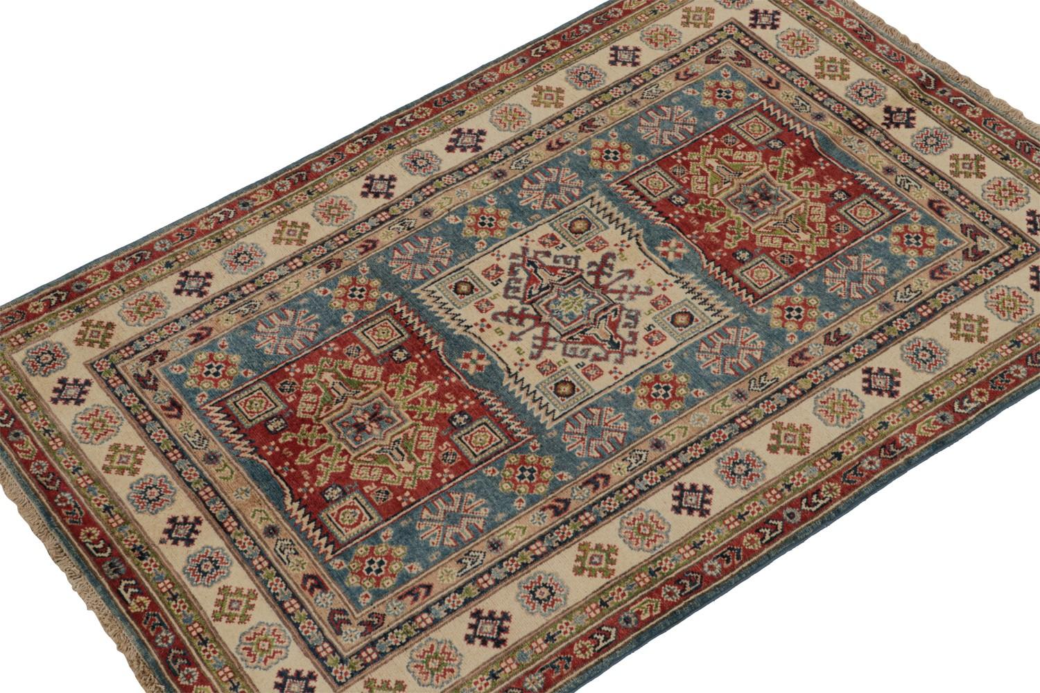 Kazak Rug with Geometric Patterns