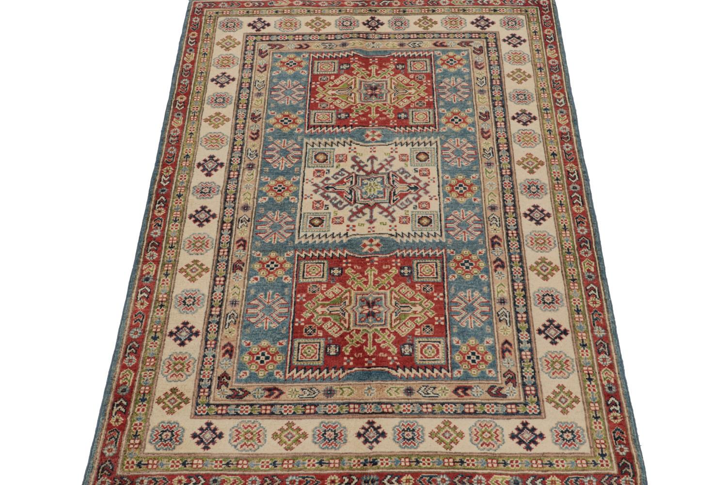 Kazak Rug with Geometric Patterns