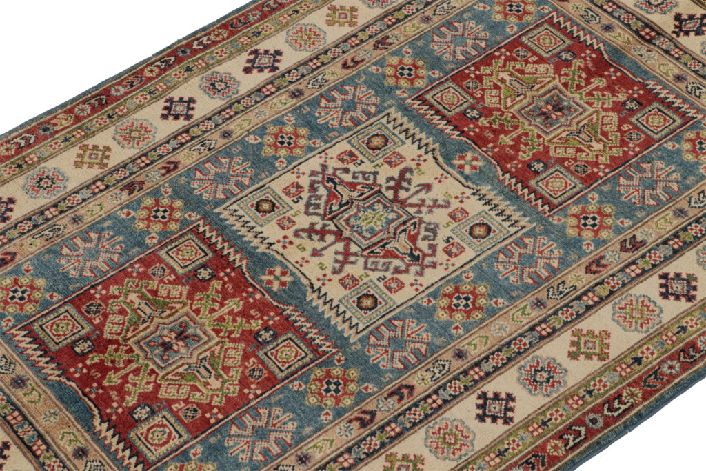 Kazak Rug with Geometric Patterns