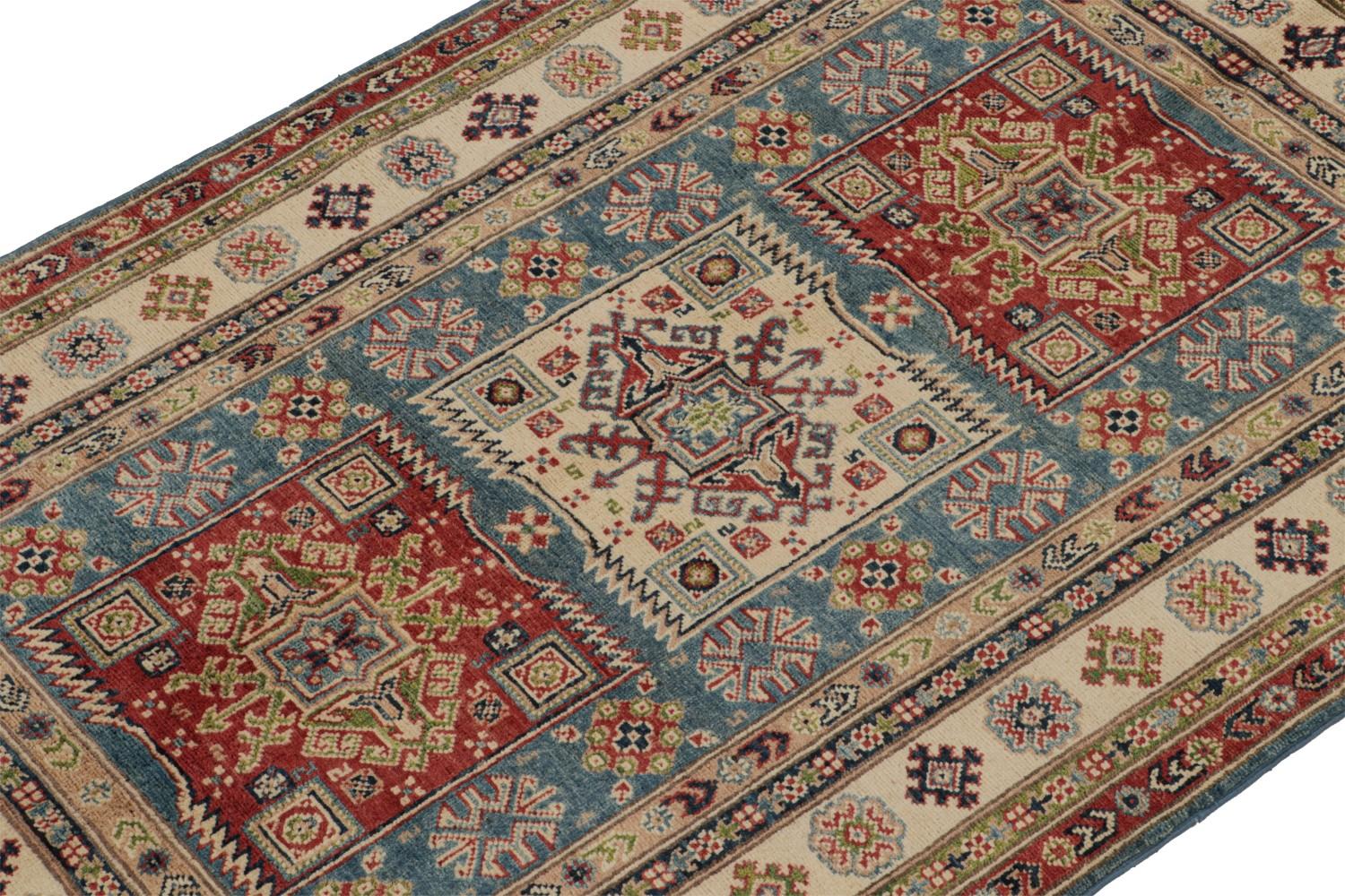 Kazak Rug with Geometric Patterns