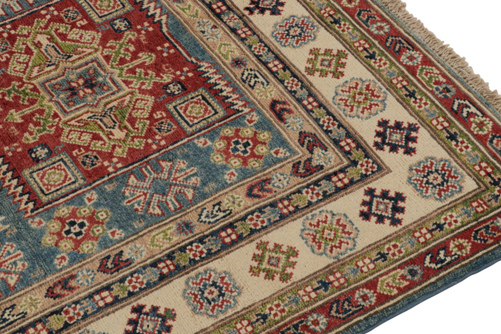 Kazak Rug with Geometric Patterns