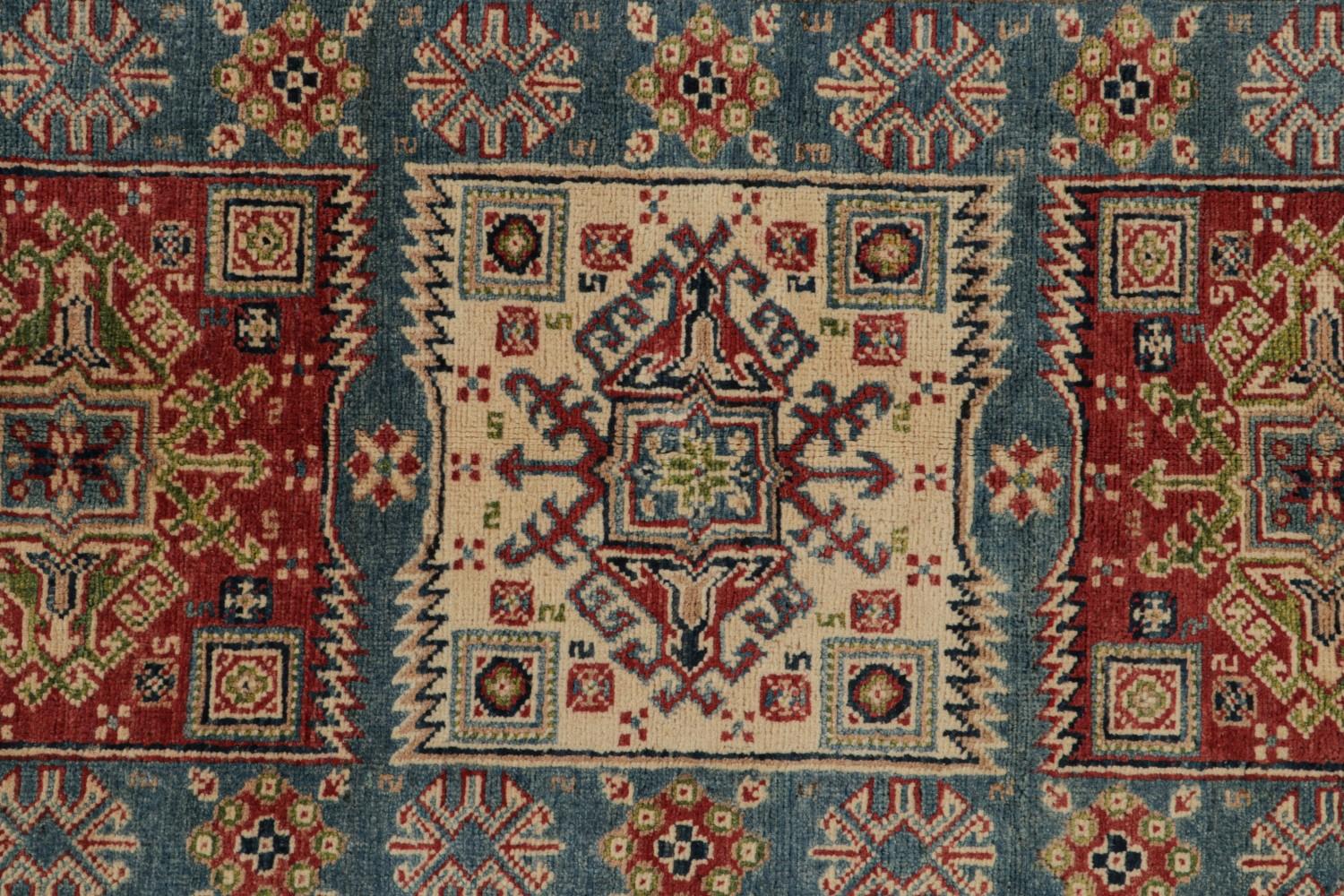 Kazak Rug with Geometric Patterns