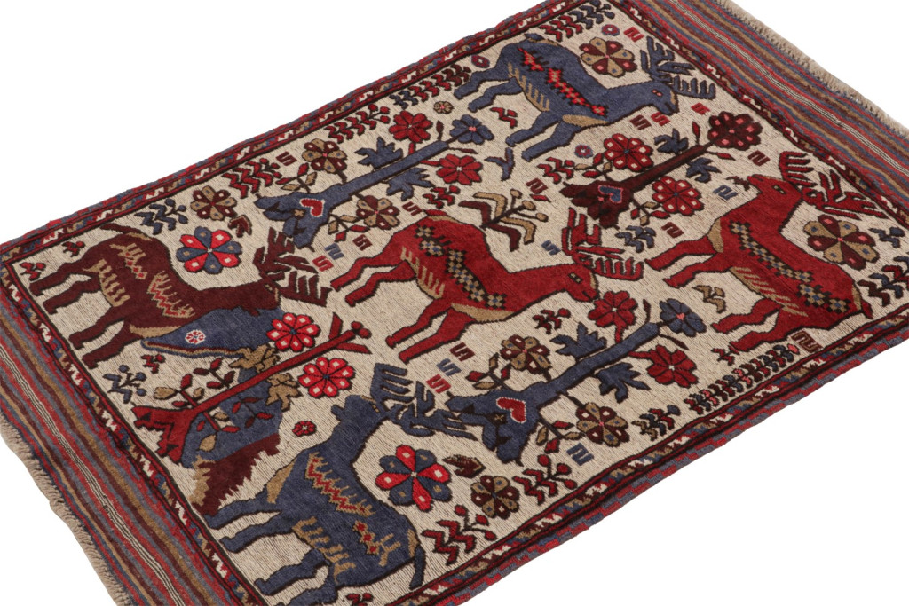 Persian Barjasta Rug with