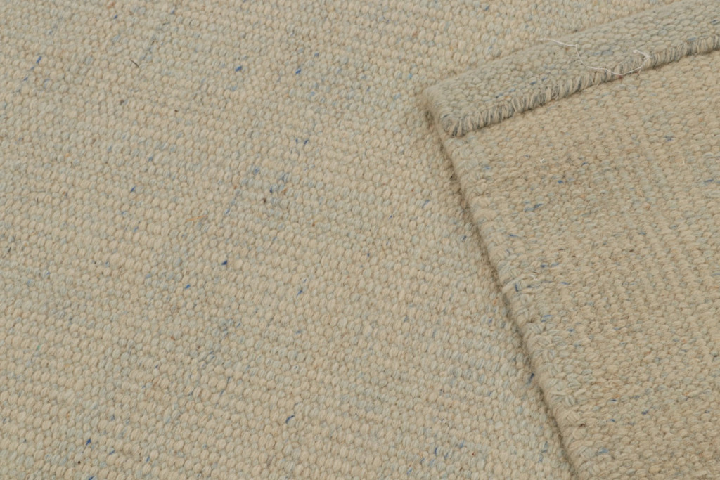 Scandinavian Kilim rug in Beige & Blue