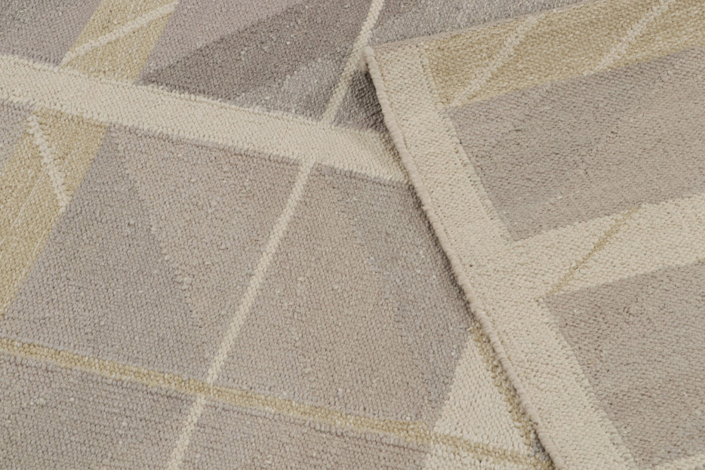Taupe Scandinavian Kilim Rug