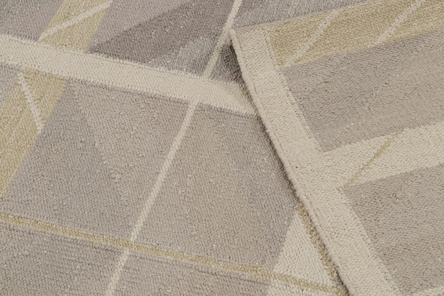 Taupe Scandinavian Kilim Rug
