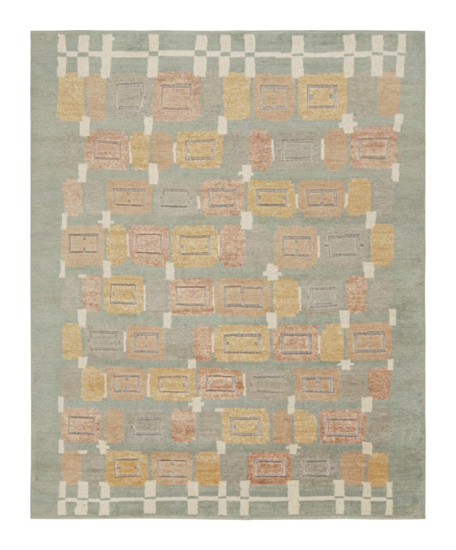Custom Scandinavian Rug with Geometric Patterns