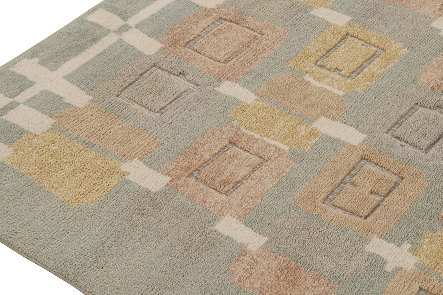 Custom Scandinavian Rug with Geometric Patterns