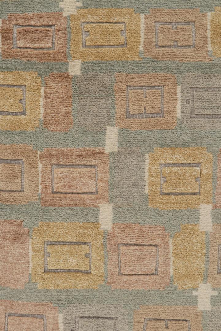 Custom Scandinavian Rug with Geometric Patterns