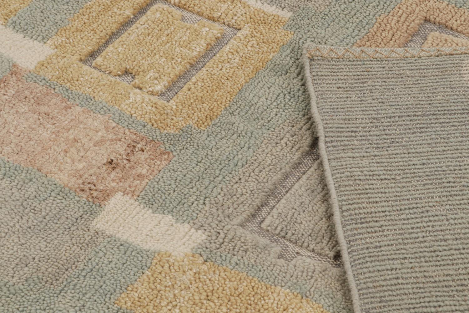 Custom Scandinavian Rug with Geometric Patterns