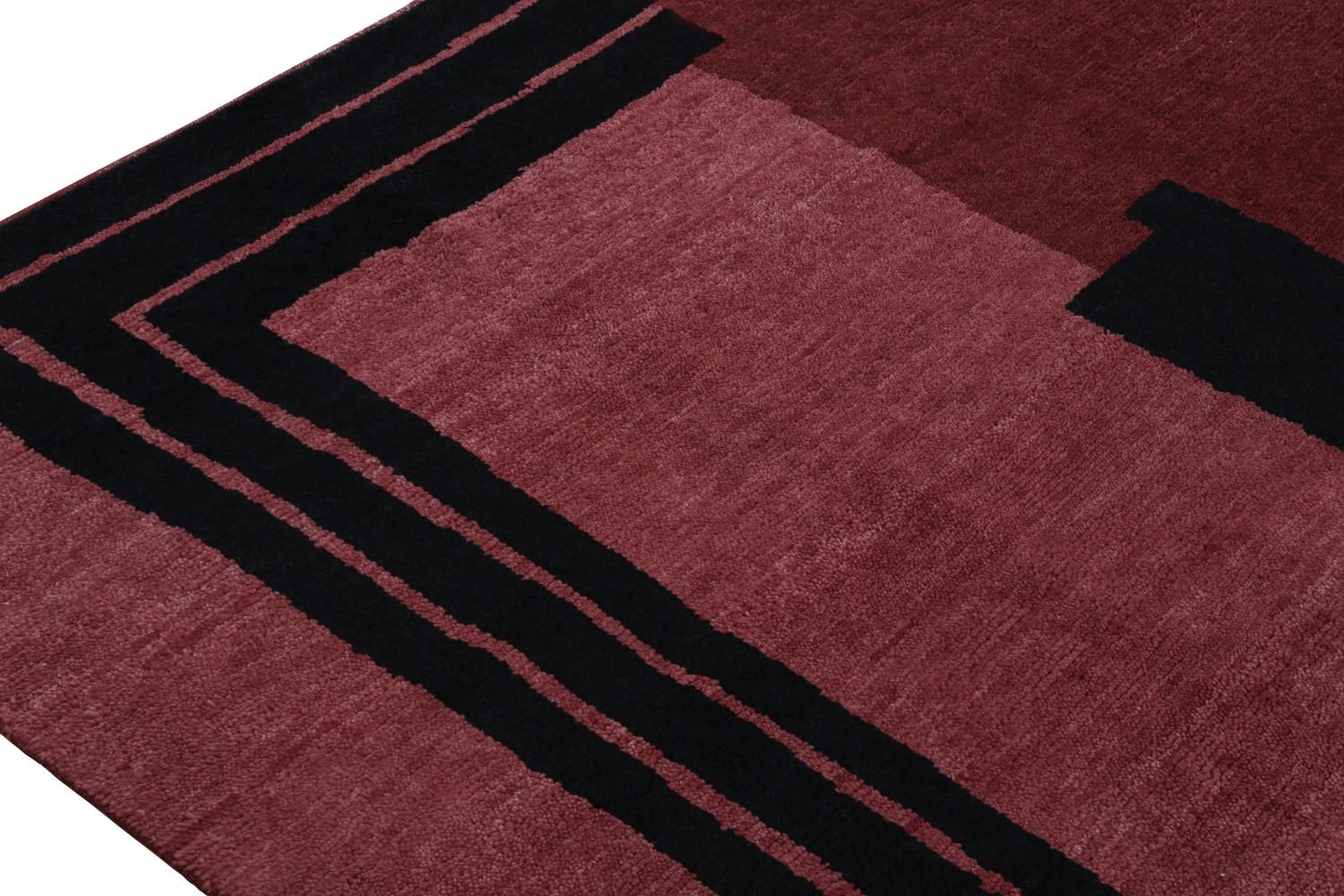 Bordeaux French Art Deco Rug